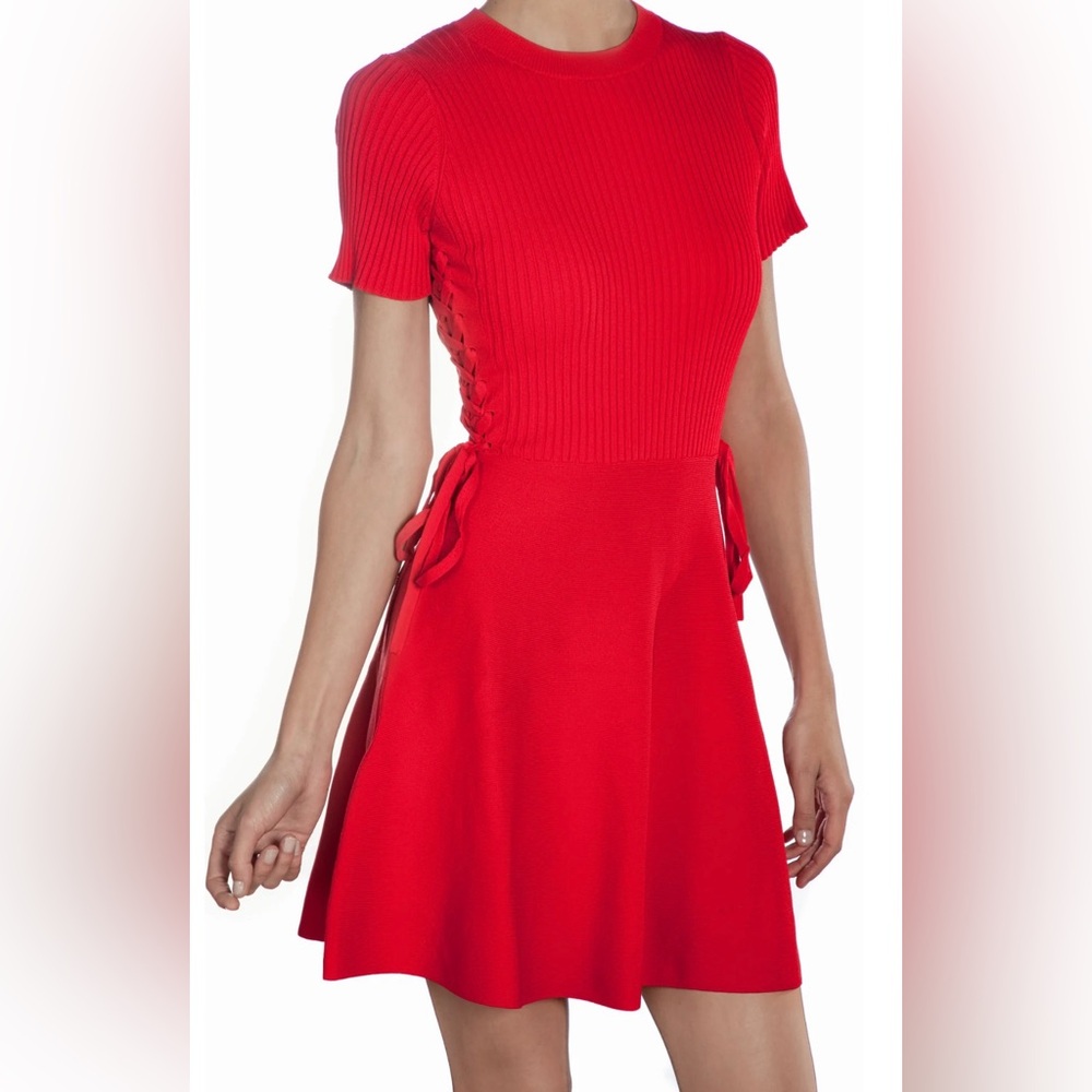 Design Lab Women's Red Dress Size M
